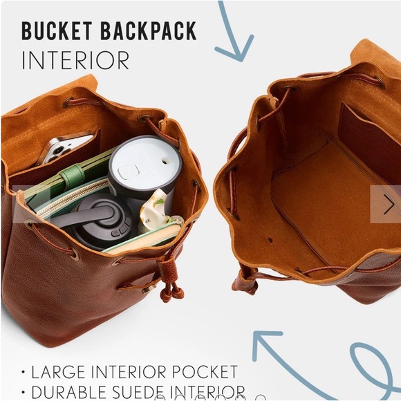 PORTLAND LEATHER COMPANY BUCKET BACKPACK IN CAPE CORAL - Picture 4 of 13